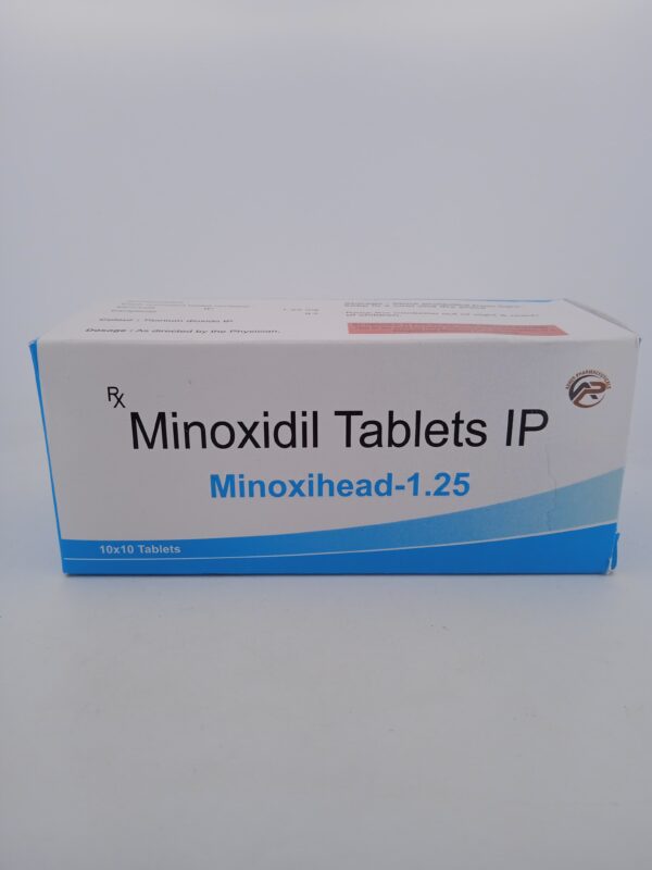 MINOXIHEAD 1.25 MG - 10 TABLETS