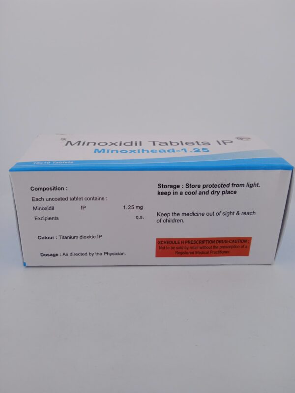 MINOXIHEAD 1.25 MG - 10 TABLETS - Image 3