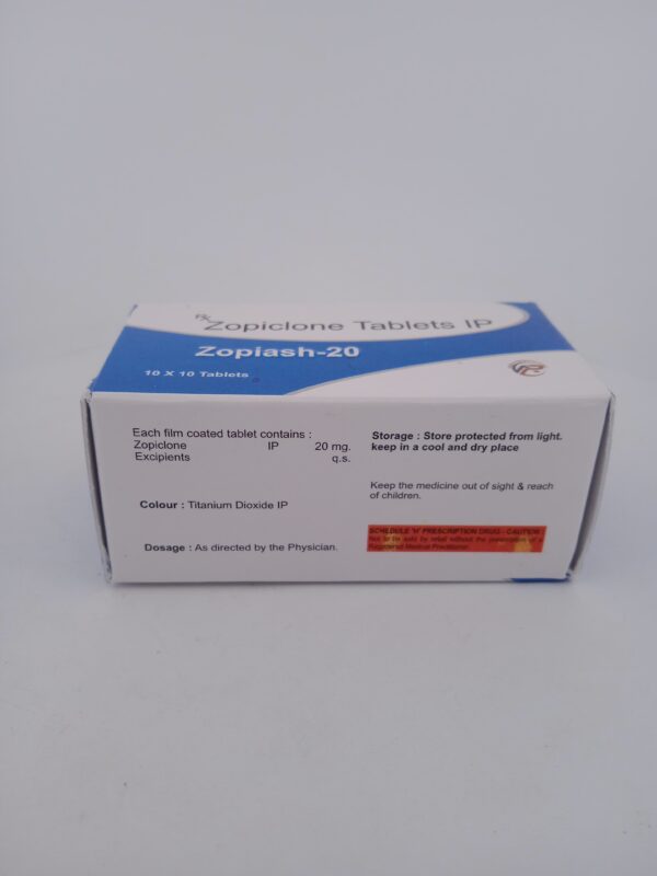 ZOPIASH 20 MG - 10 TABLETS - Image 3